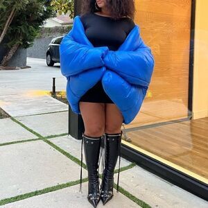 NEW Yeezy x Gap Round Jacket Blue Size L